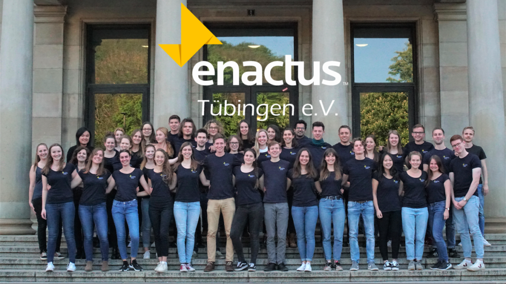 Enactus Tübingen e.V. ist Teil einer weltweiten Initiative, die an mehr als 1.700 Hochschulen in 36 Ländern existiert und so schon mehr als 75.500 Studierende begeistern konnte.