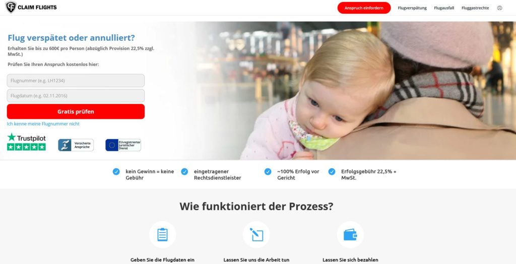 Claim Flights – Deine Fluggastrechte Helfer